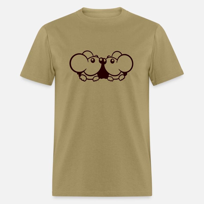 2 Mice Couple Two Love Valentine's Day Mouse Hole