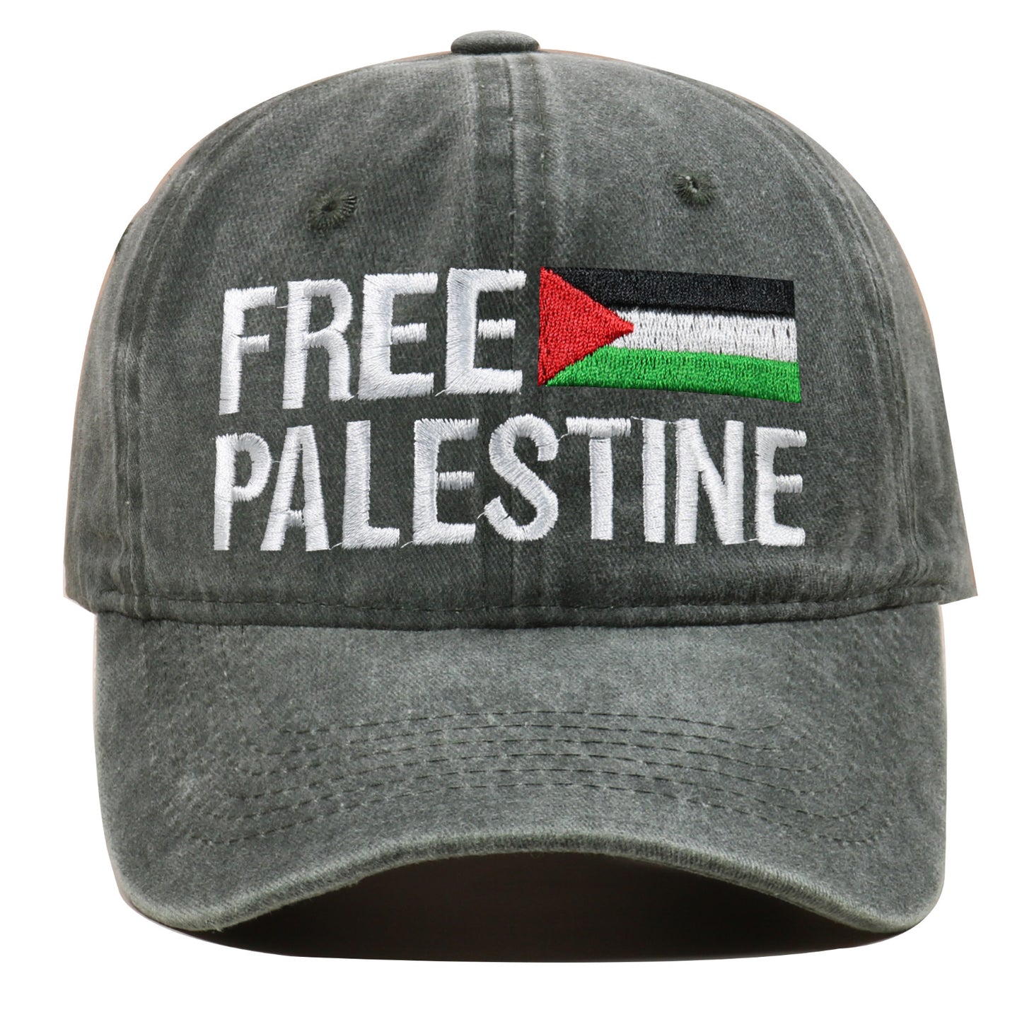 Baseball cap embroidered Palestinian retro dad hat