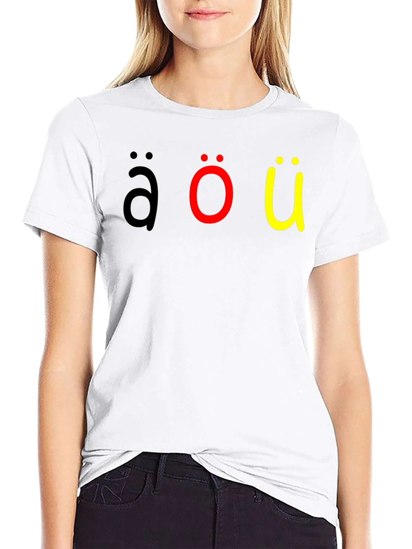 German Umlaut T-Shirt - Fun Alphabet Tee