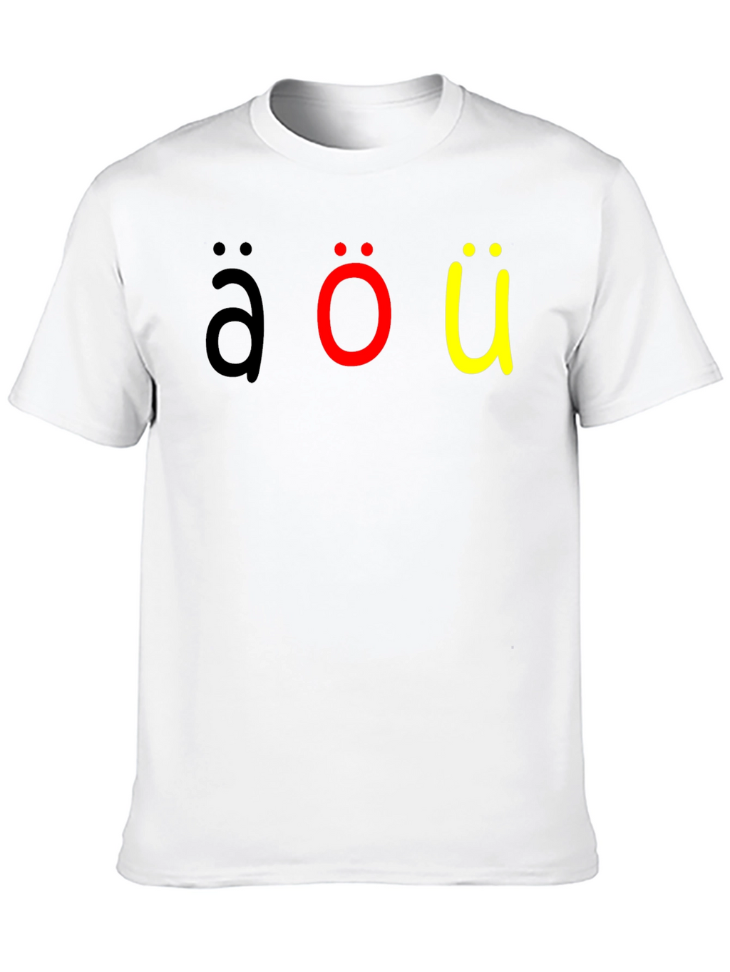 German Umlaut T-Shirt - Fun Alphabet Tee