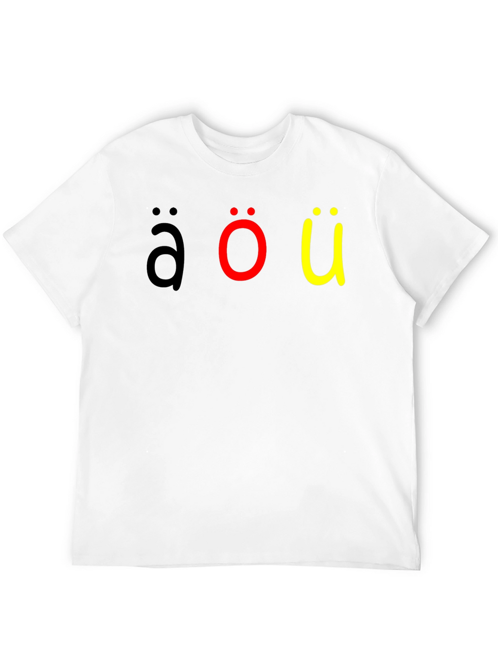 German Umlaut T-Shirt - Fun Alphabet Tee