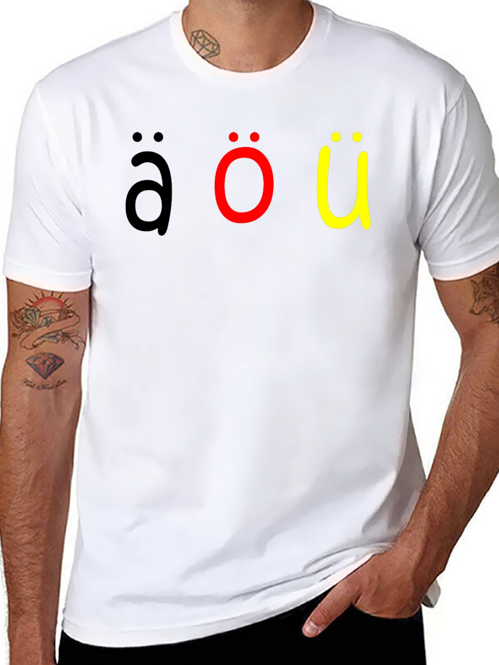German Umlaut T-Shirt - Fun Alphabet Tee