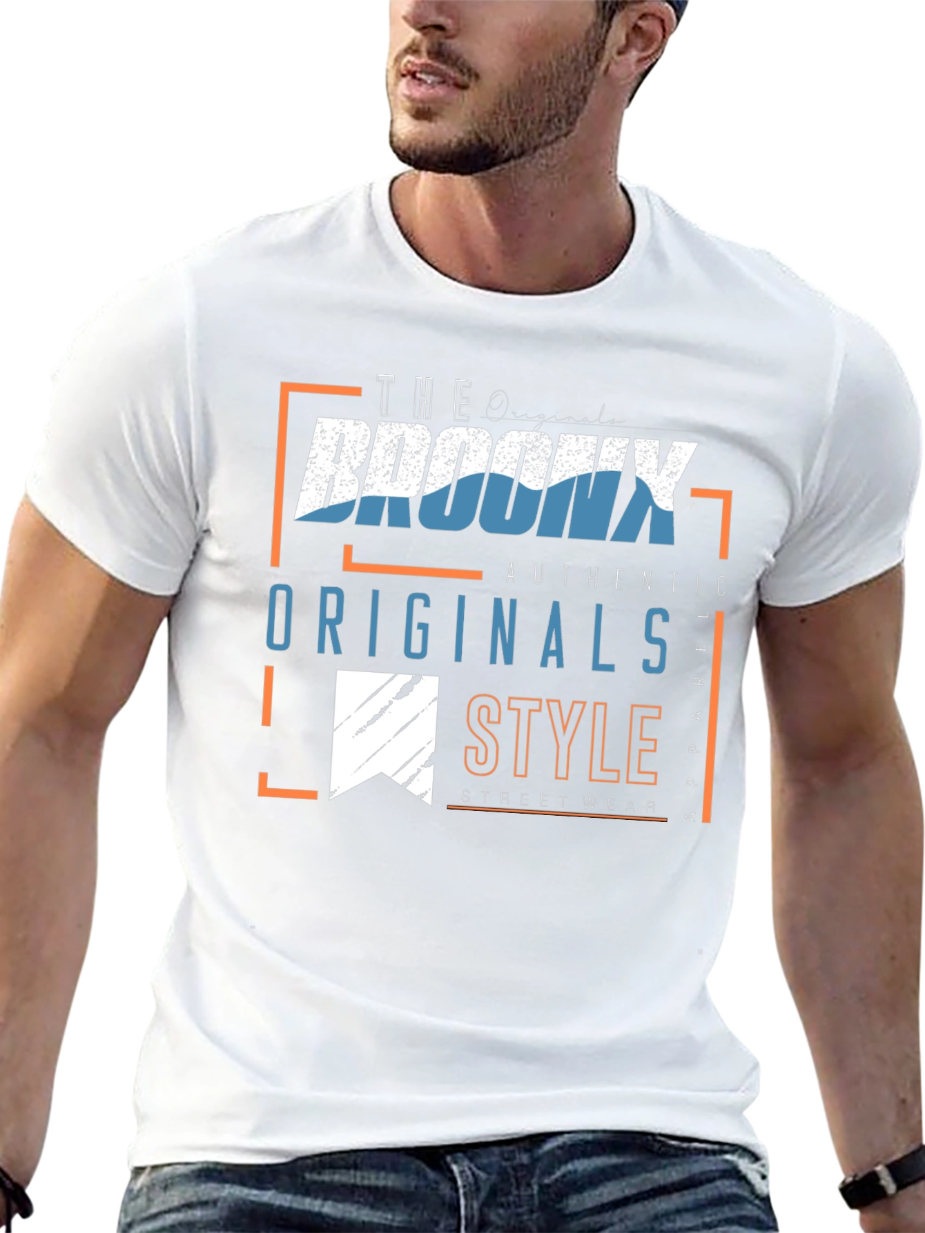 Bronx Originals Mens Graphic T-Shirt