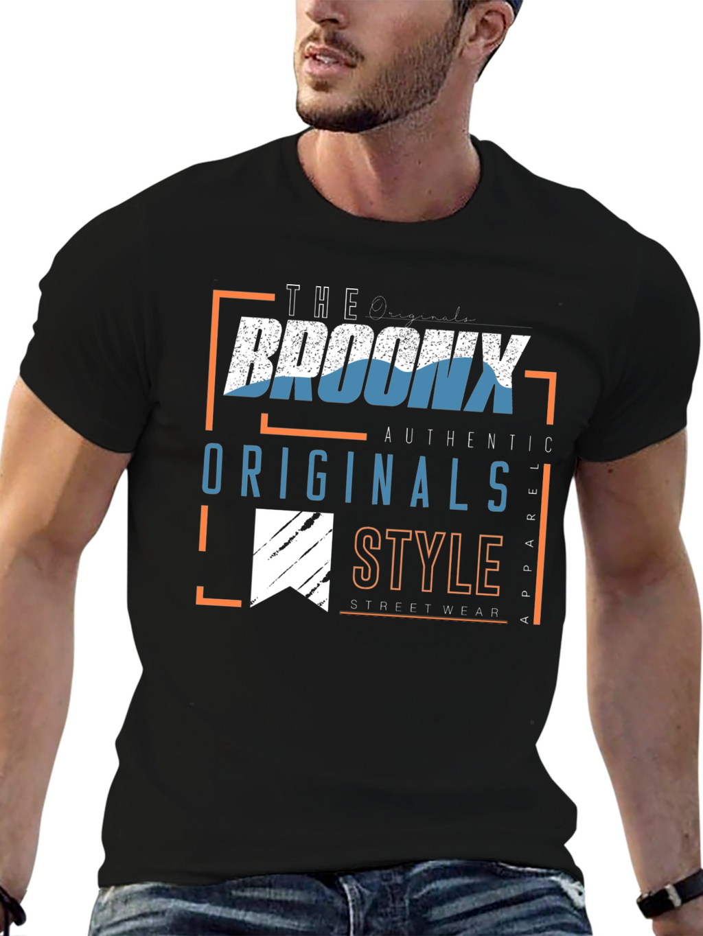 Bronx Originals Mens Graphic T-Shirt