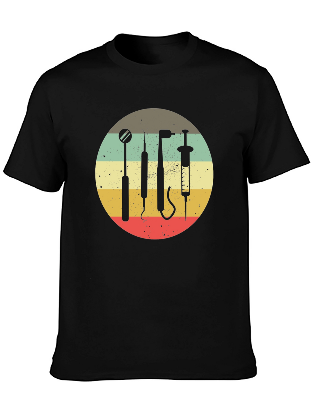 Retro Dentist Tools T-Shirt - Dental Hygiene Tee