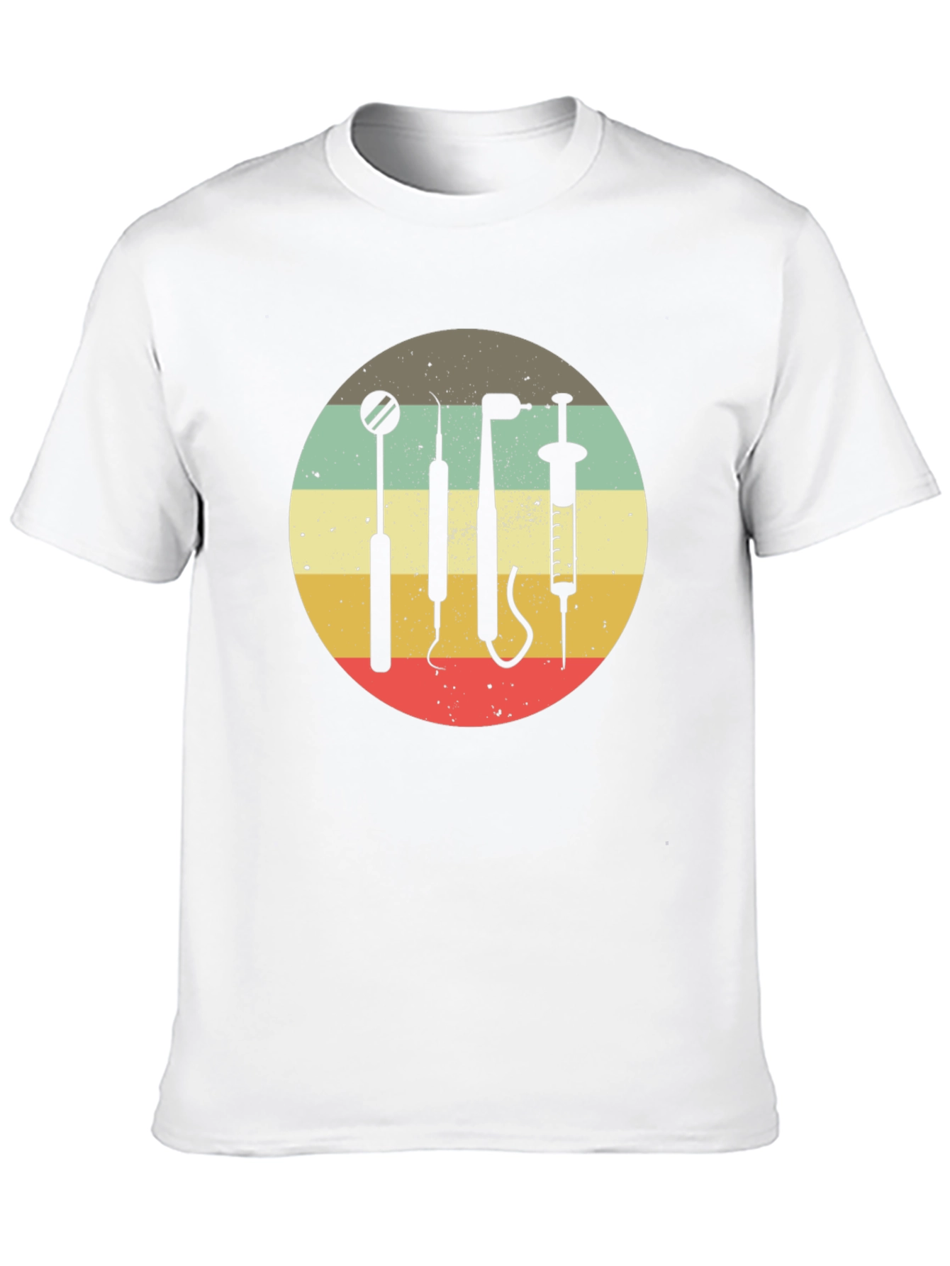 Retro Dentist Tools T-Shirt - Dental Hygiene Tee