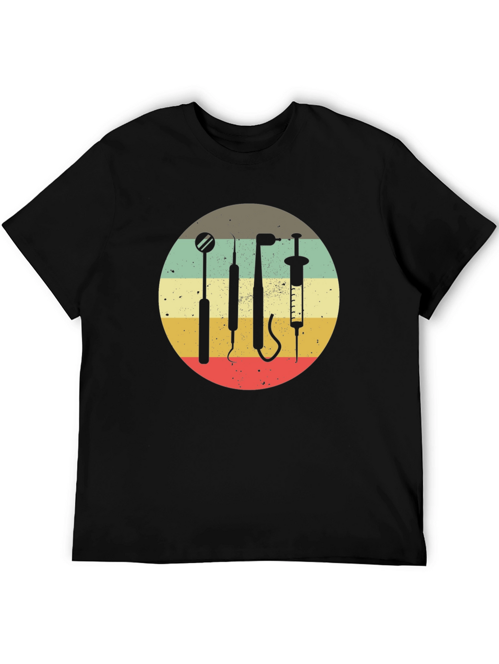 Retro Dentist Tools T-Shirt - Dental Hygiene Tee