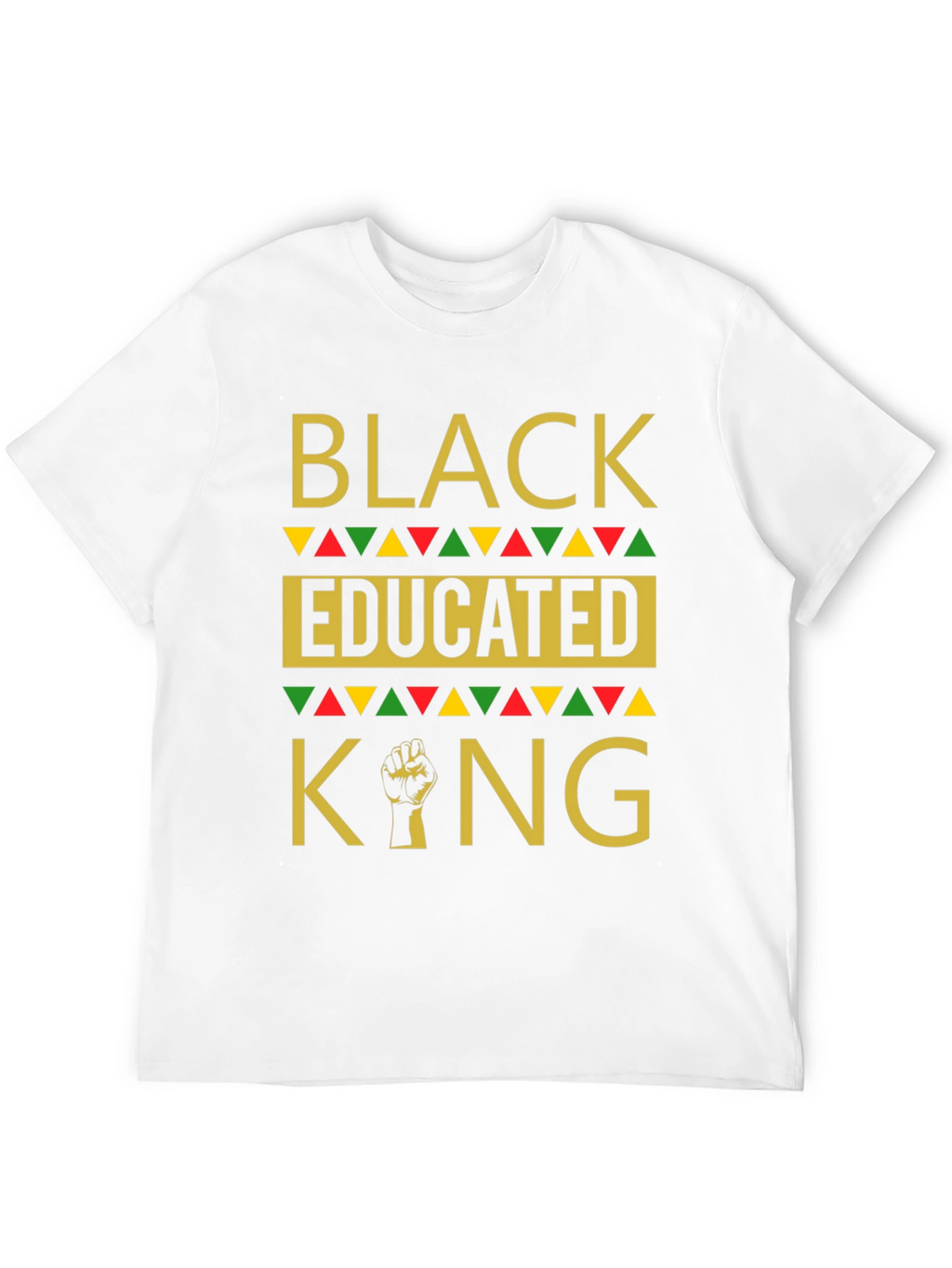 Black Educated King Graphic T-Shirt