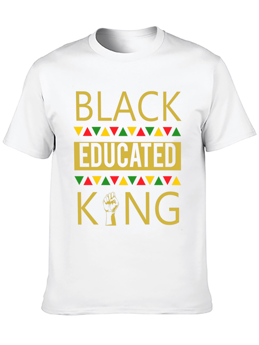 Black Educated King Graphic T-Shirt