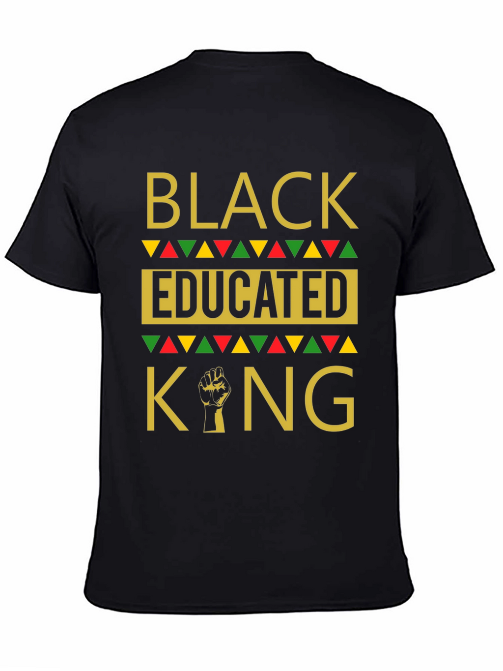Black Educated King Graphic T-Shirt