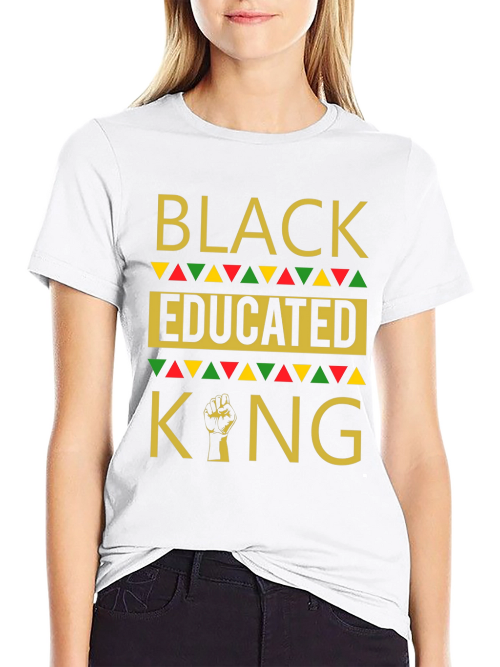 Black Educated King Graphic T-Shirt