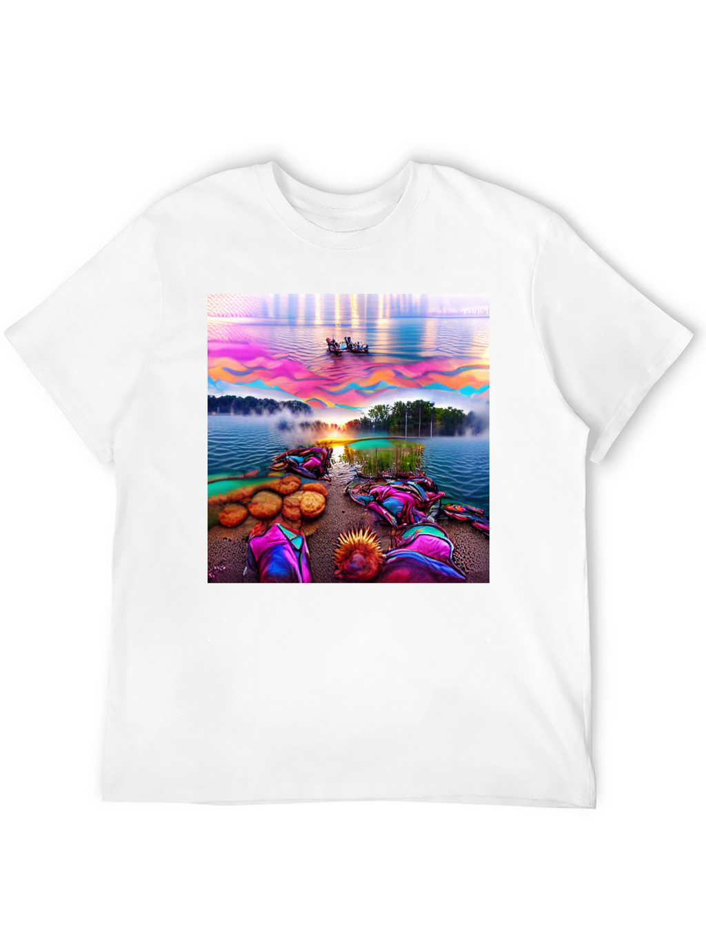 Vibrant Landscape Graphic Tee