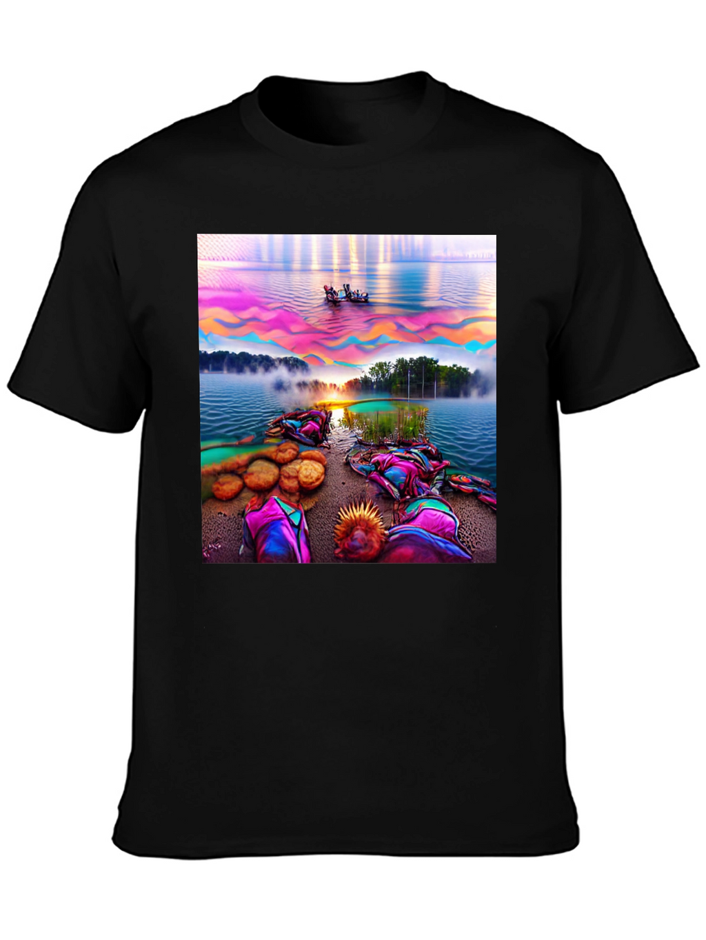 Vibrant Landscape Graphic Tee