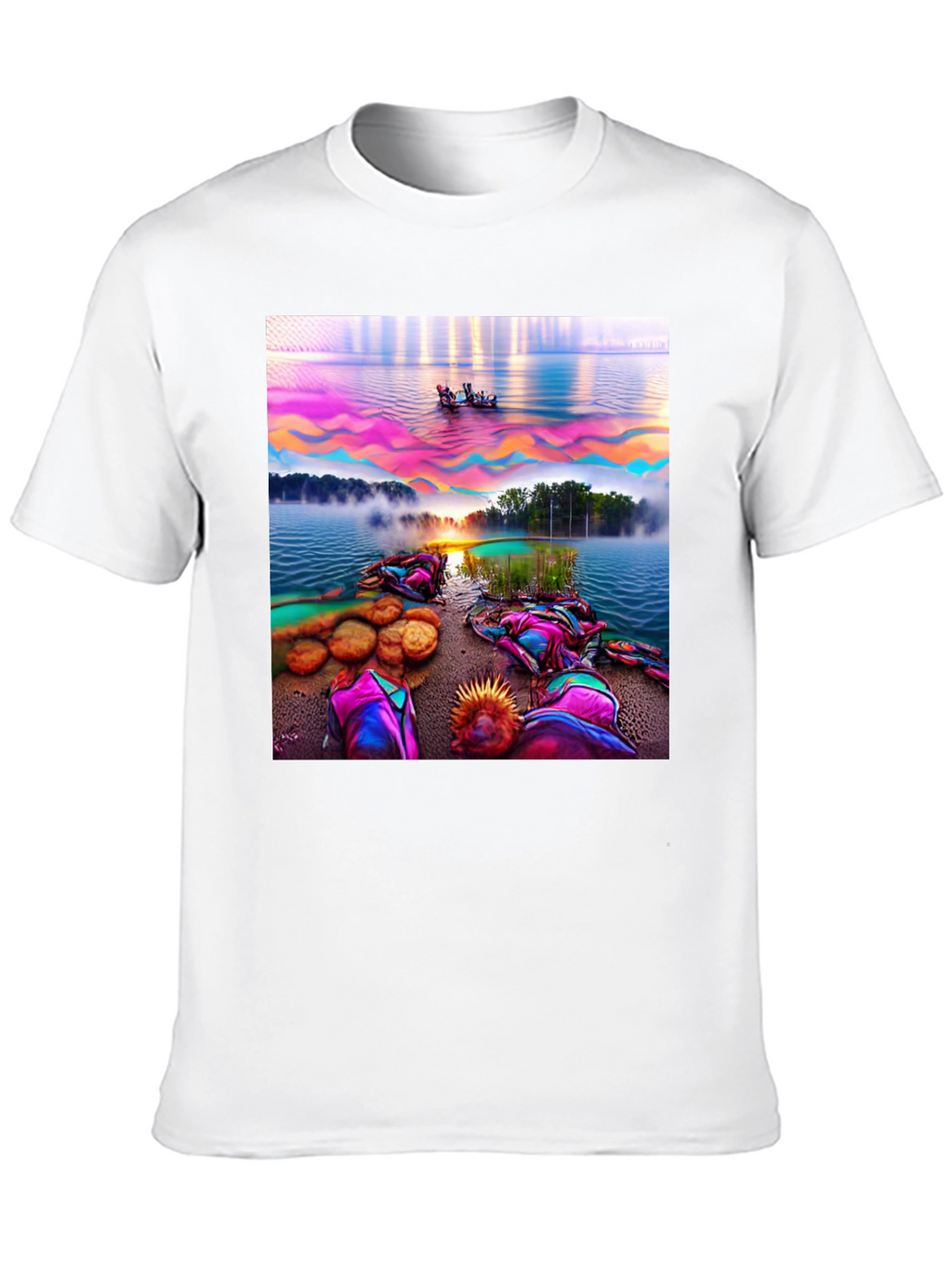 Vibrant Landscape Graphic Tee