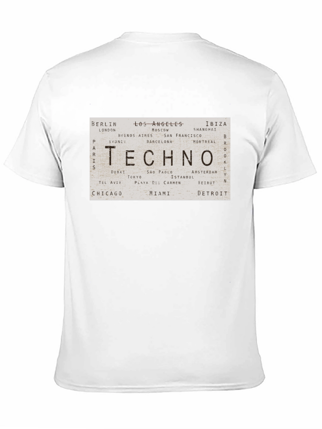 Techno Cities Graphic Print T-Shirt