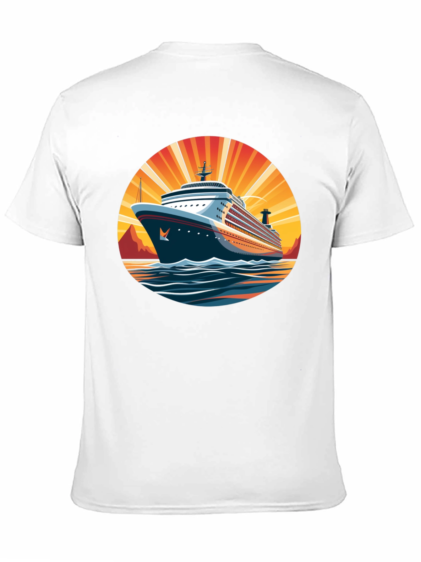 Cruise Ship Graphic Tee - Sun & Sea Adventure