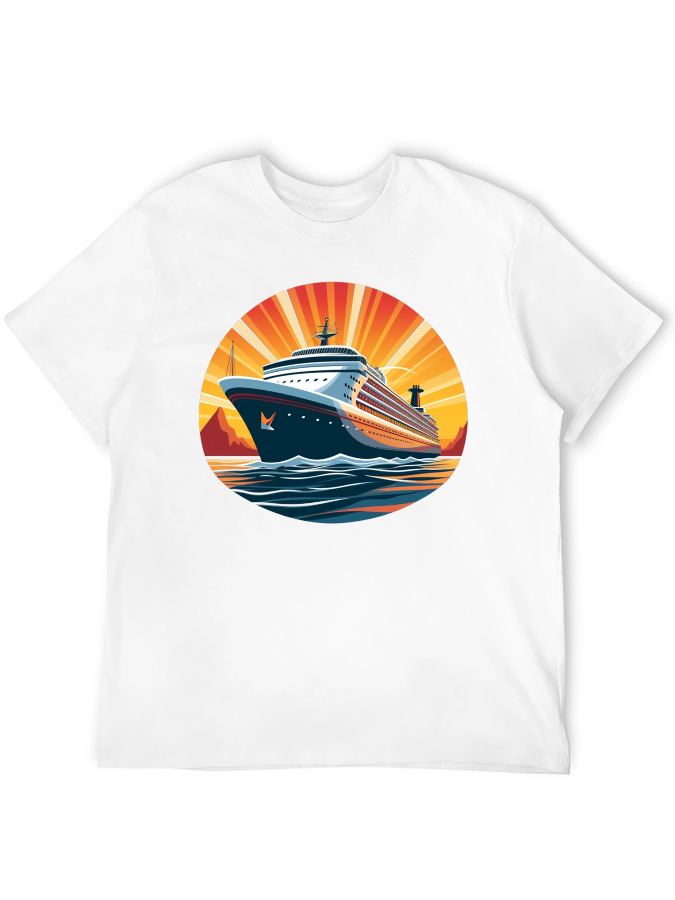 Cruise Ship Graphic Tee - Sun & Sea Adventure