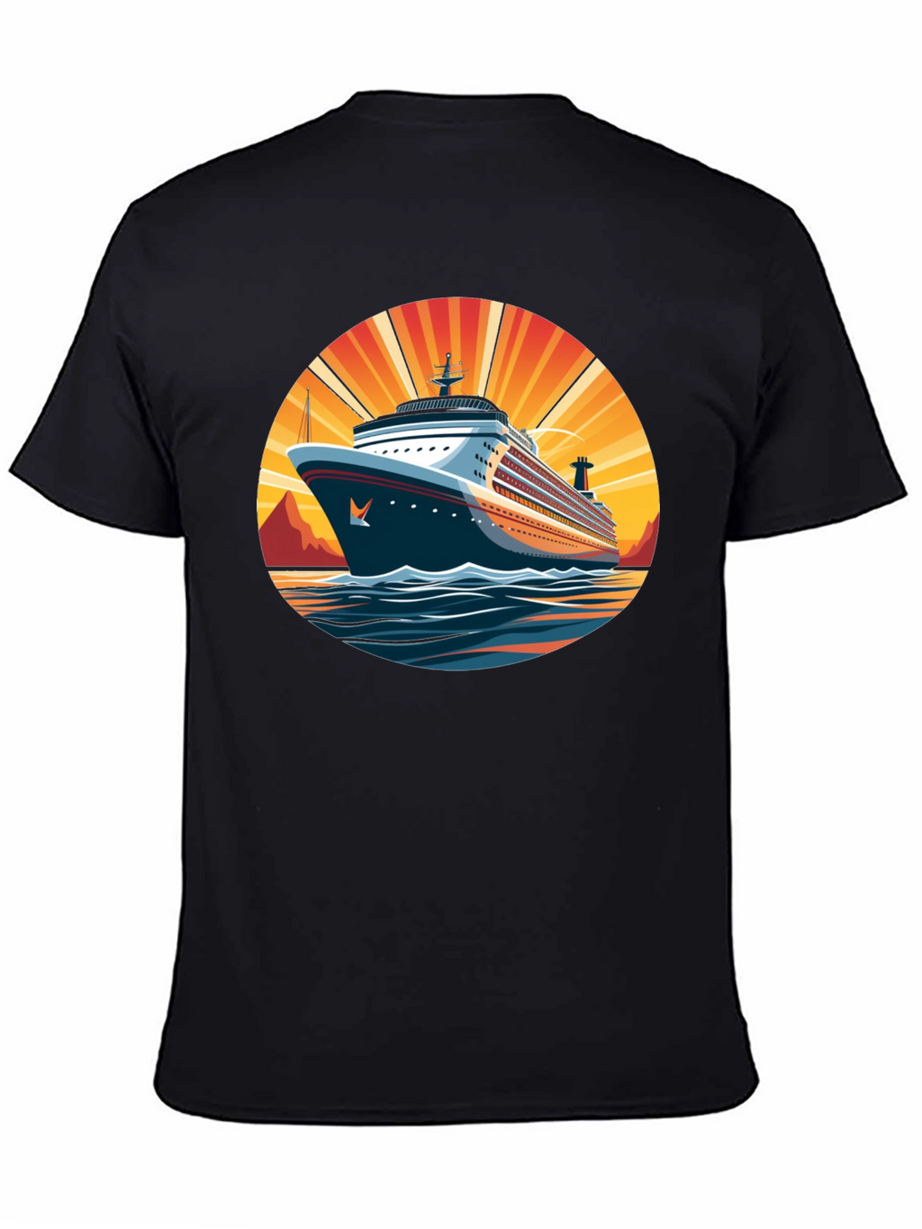 Cruise Ship Graphic Tee - Sun & Sea Adventure