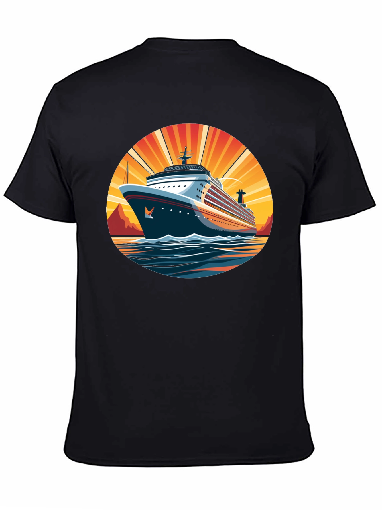 Cruise Ship Graphic Tee - Sun & Sea Adventure