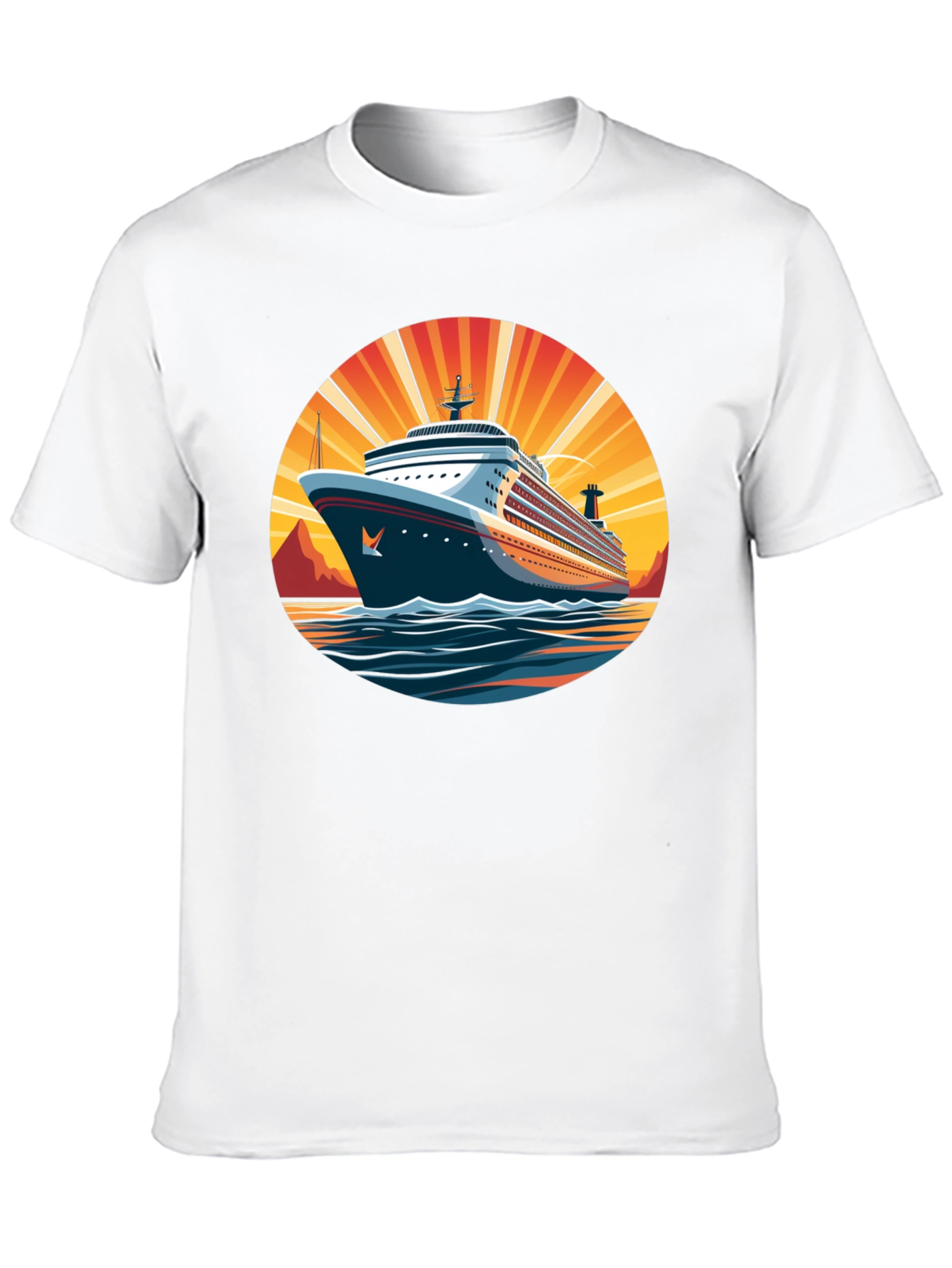 Cruise Ship Graphic Tee - Sun & Sea Adventure