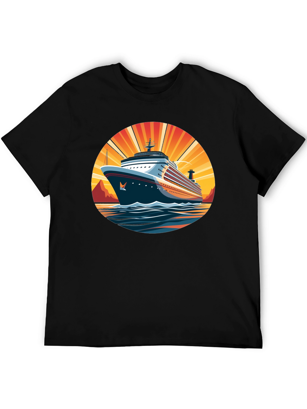 Cruise Ship Graphic Tee - Sun & Sea Adventure