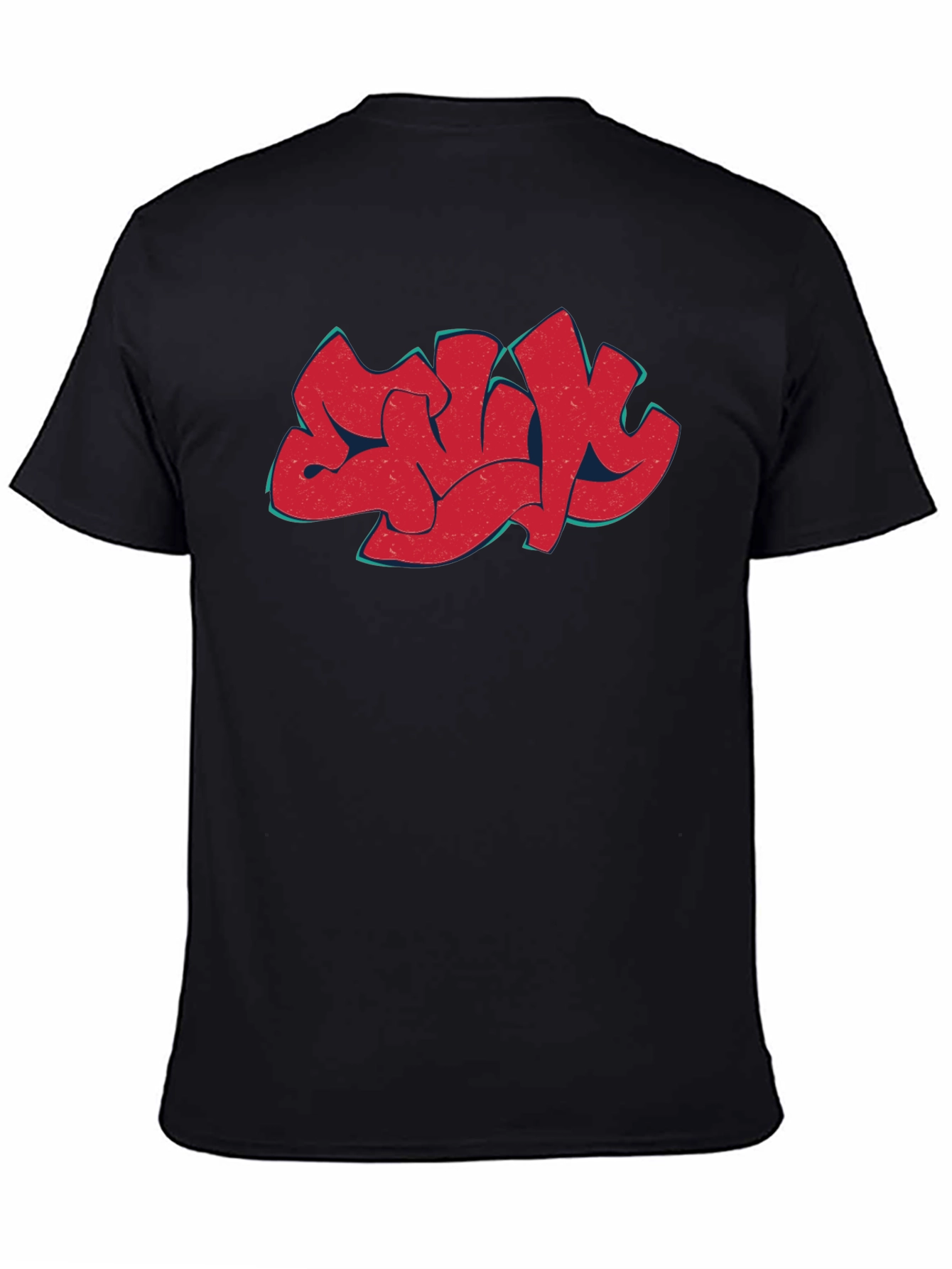 Urban Graffiti Art Black T-Shirt