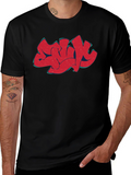 Urban Graffiti Art Black T-Shirt