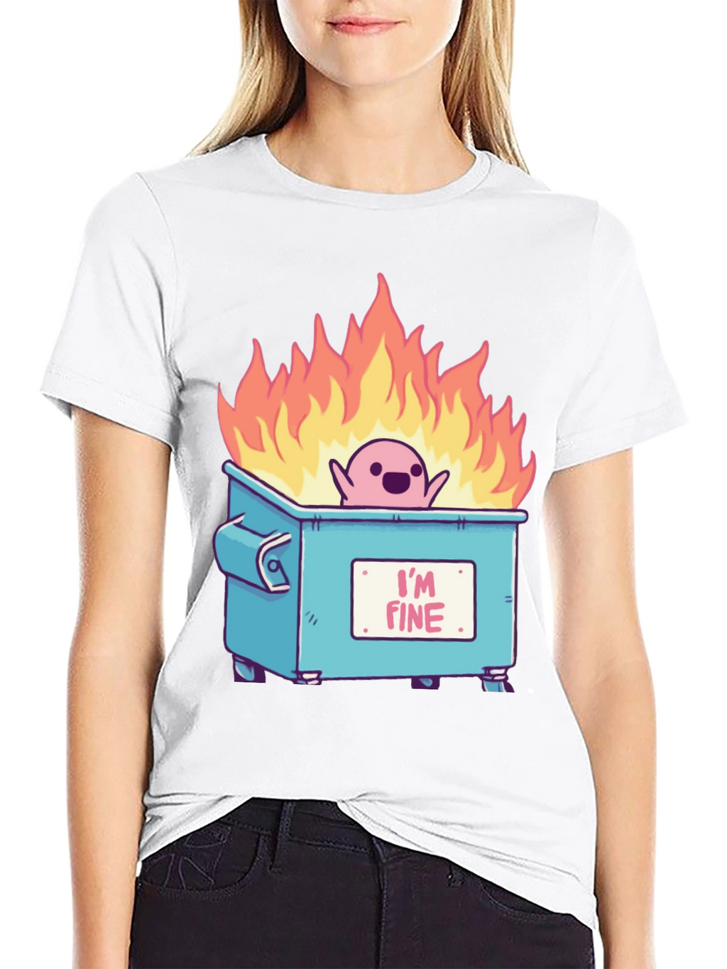 Im Fine Dumpster Fire T-Shirt
