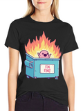Im Fine Dumpster Fire T-Shirt