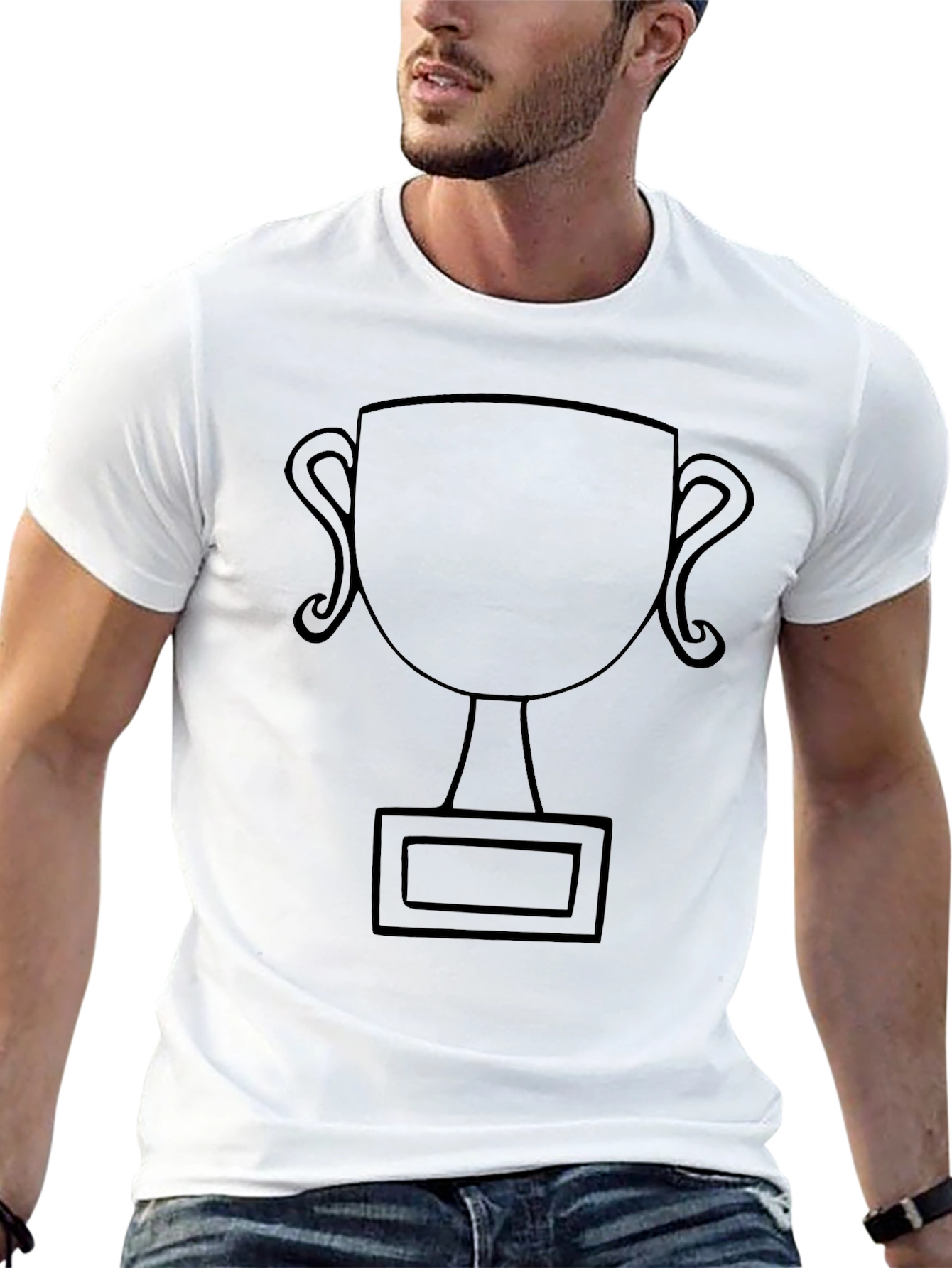 Trophy Graphic Tee - Mens Black T-Shirt
