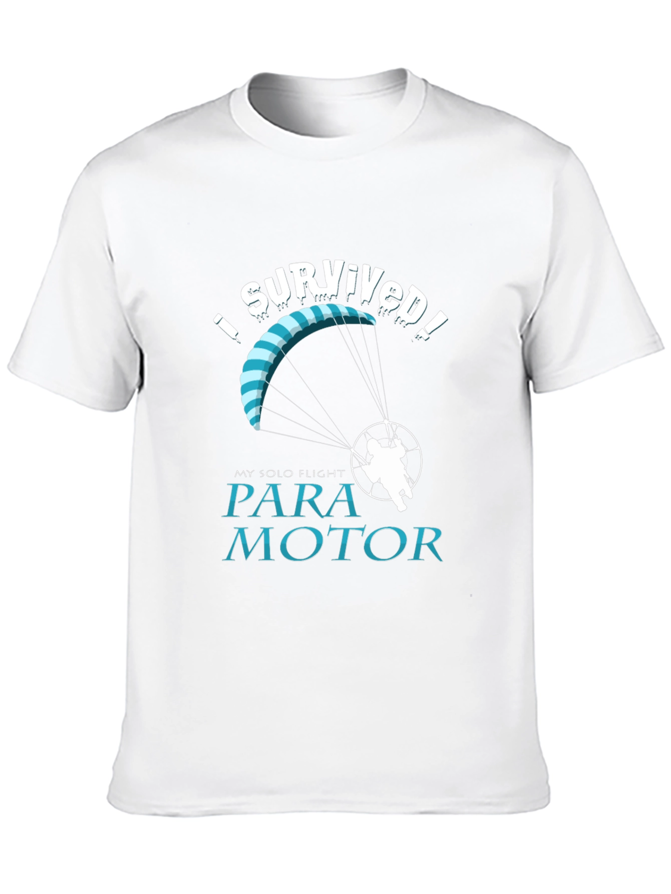 I Survived Solo Flight Paramotor T-Shirt