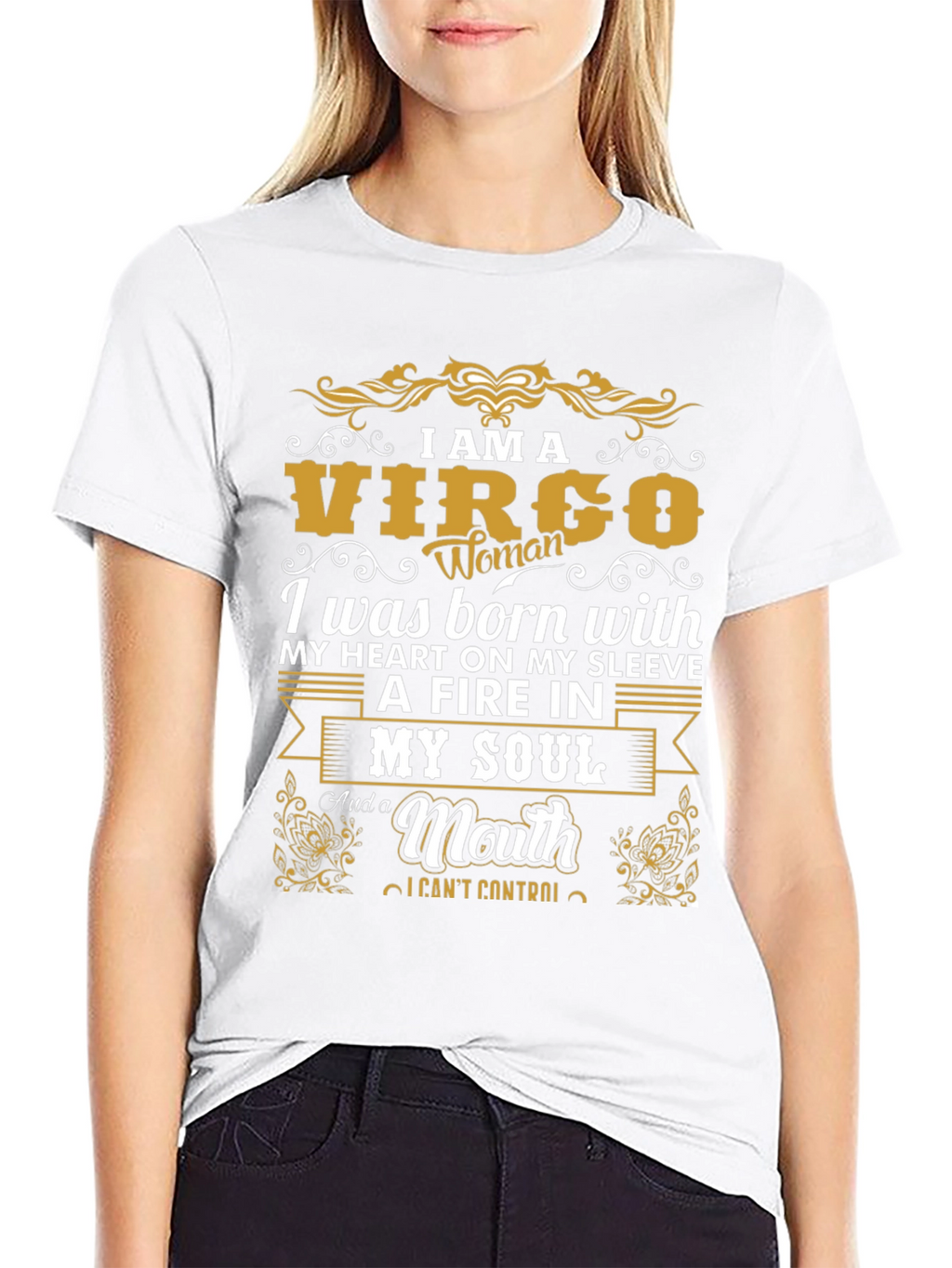 Virgo Woman T-Shirt - Bold Zodiac Statement
