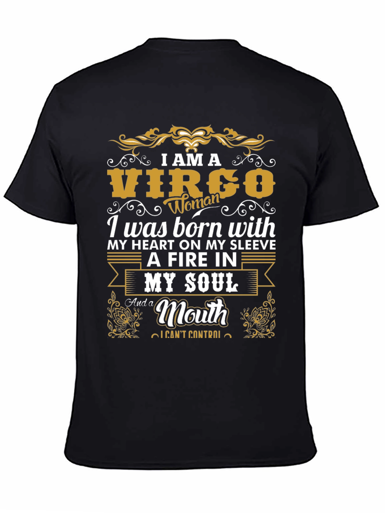 Virgo Woman T-Shirt - Bold Zodiac Statement