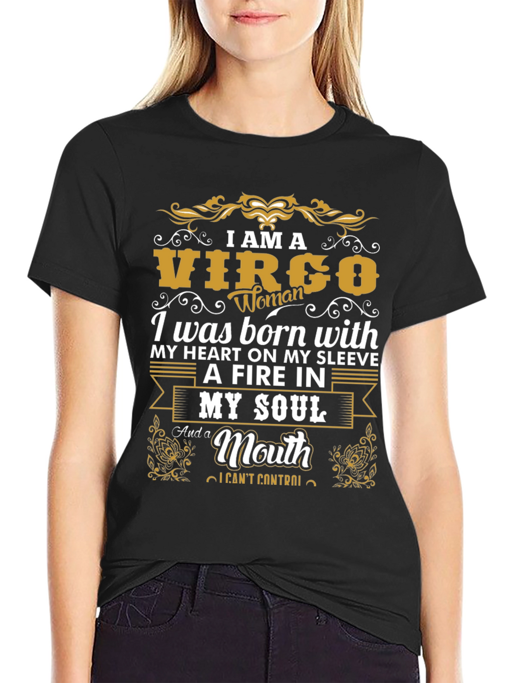 Virgo Woman T-Shirt - Bold Zodiac Statement