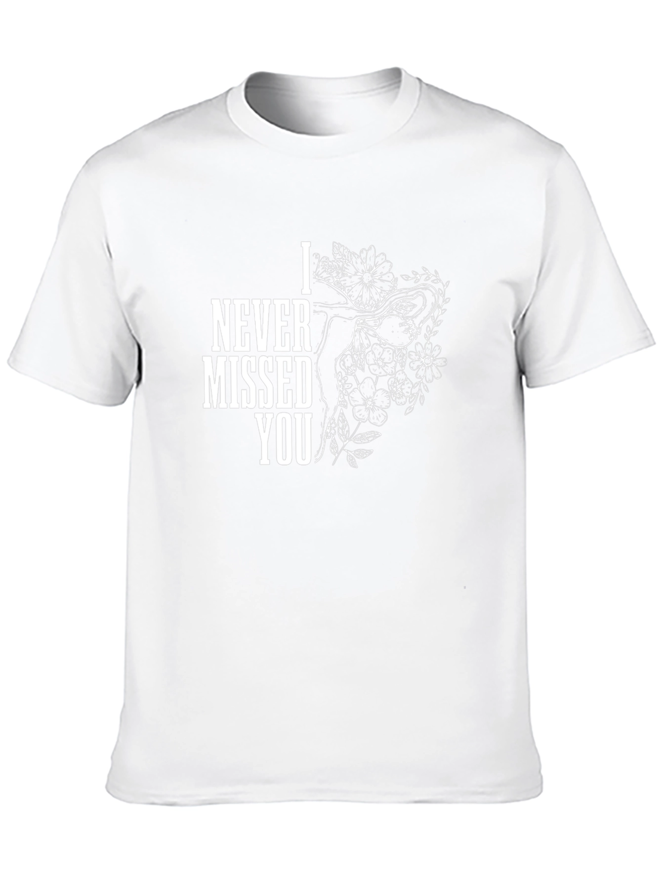 I Never Missed You Graphic Tee - Black Cotton