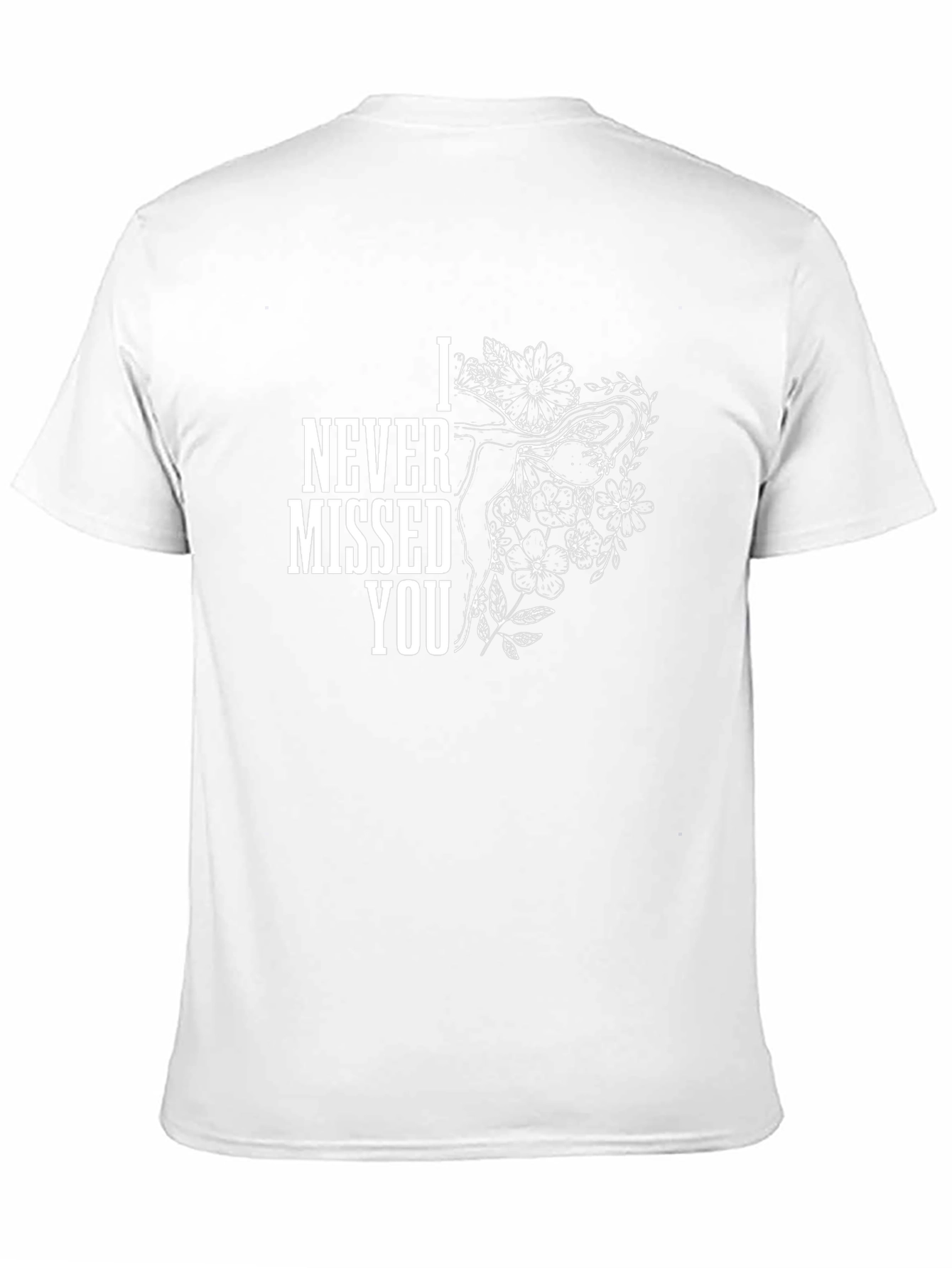 I Never Missed You Graphic Tee - Black Cotton