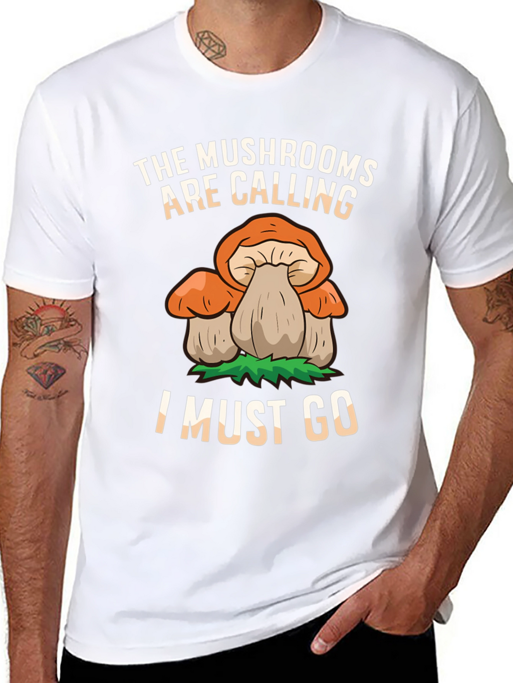 Mushroom Calling T-Shirt - Nature Lover Gift