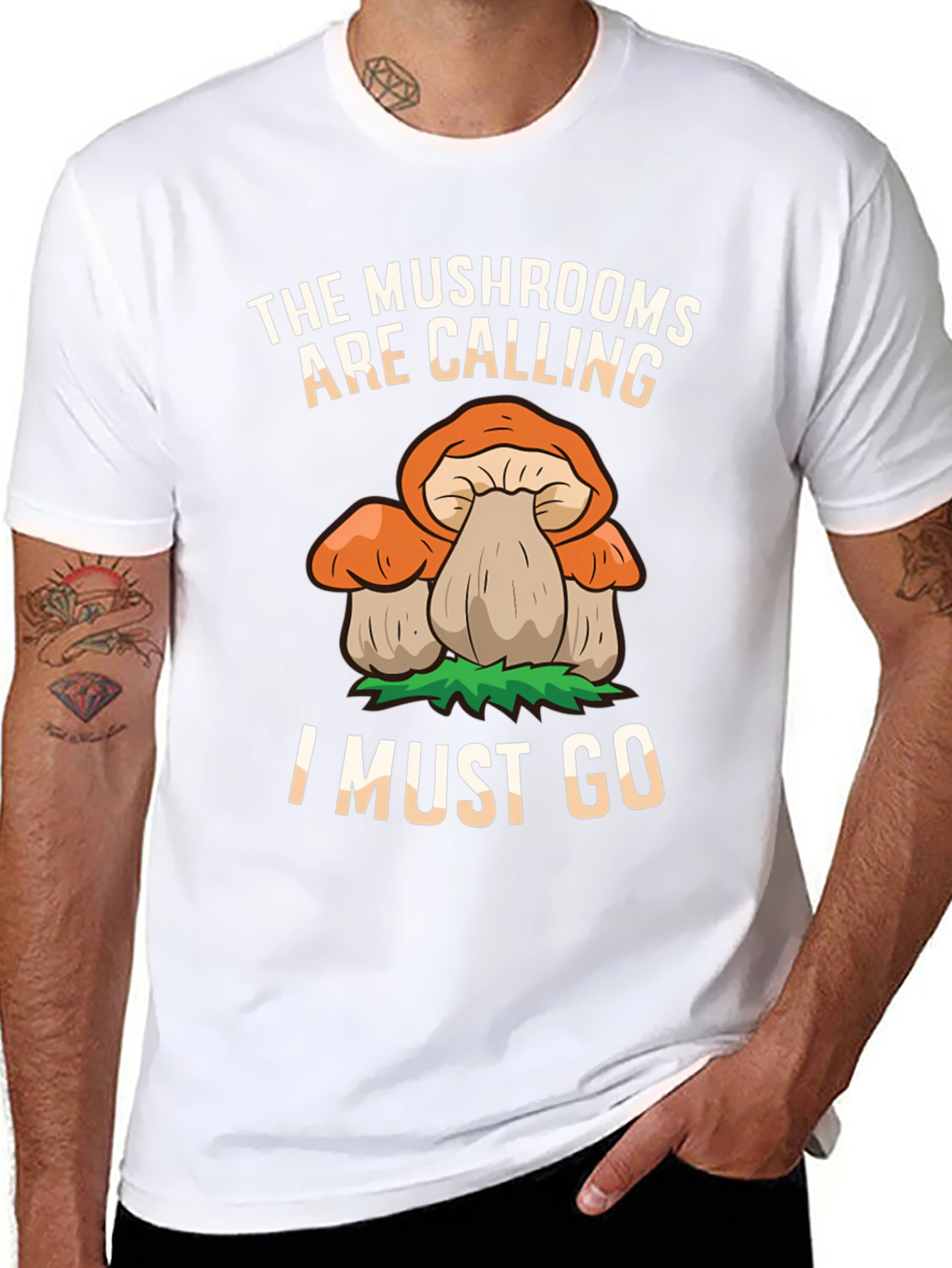 Mushroom Calling T-Shirt - Nature Lover Gift