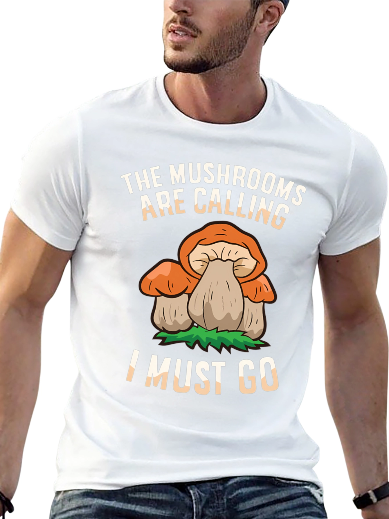 Mushroom Calling T-Shirt - Nature Lover Gift