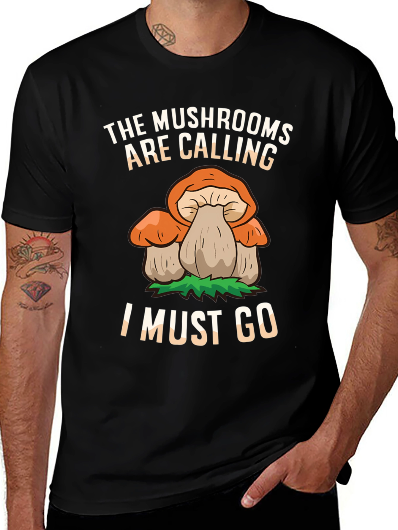 Mushroom Calling T-Shirt - Nature Lover Gift