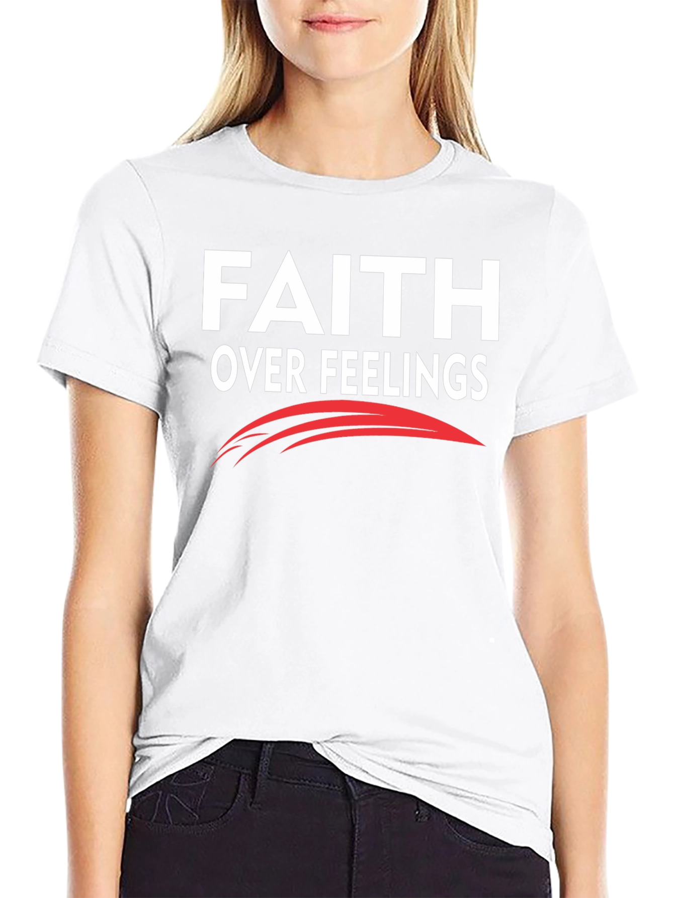 Faith Over Feelings Graphic T-Shirt