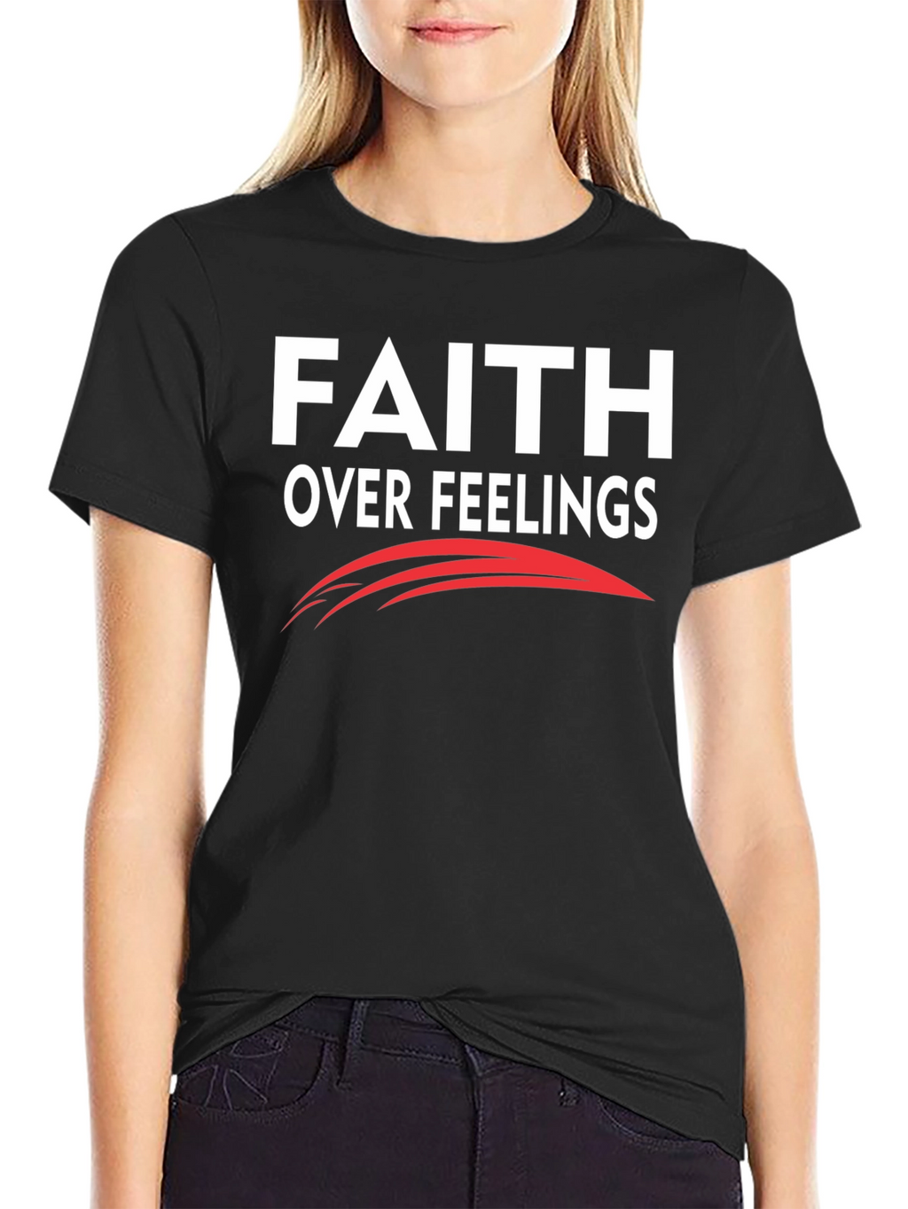 Faith Over Feelings Graphic T-Shirt