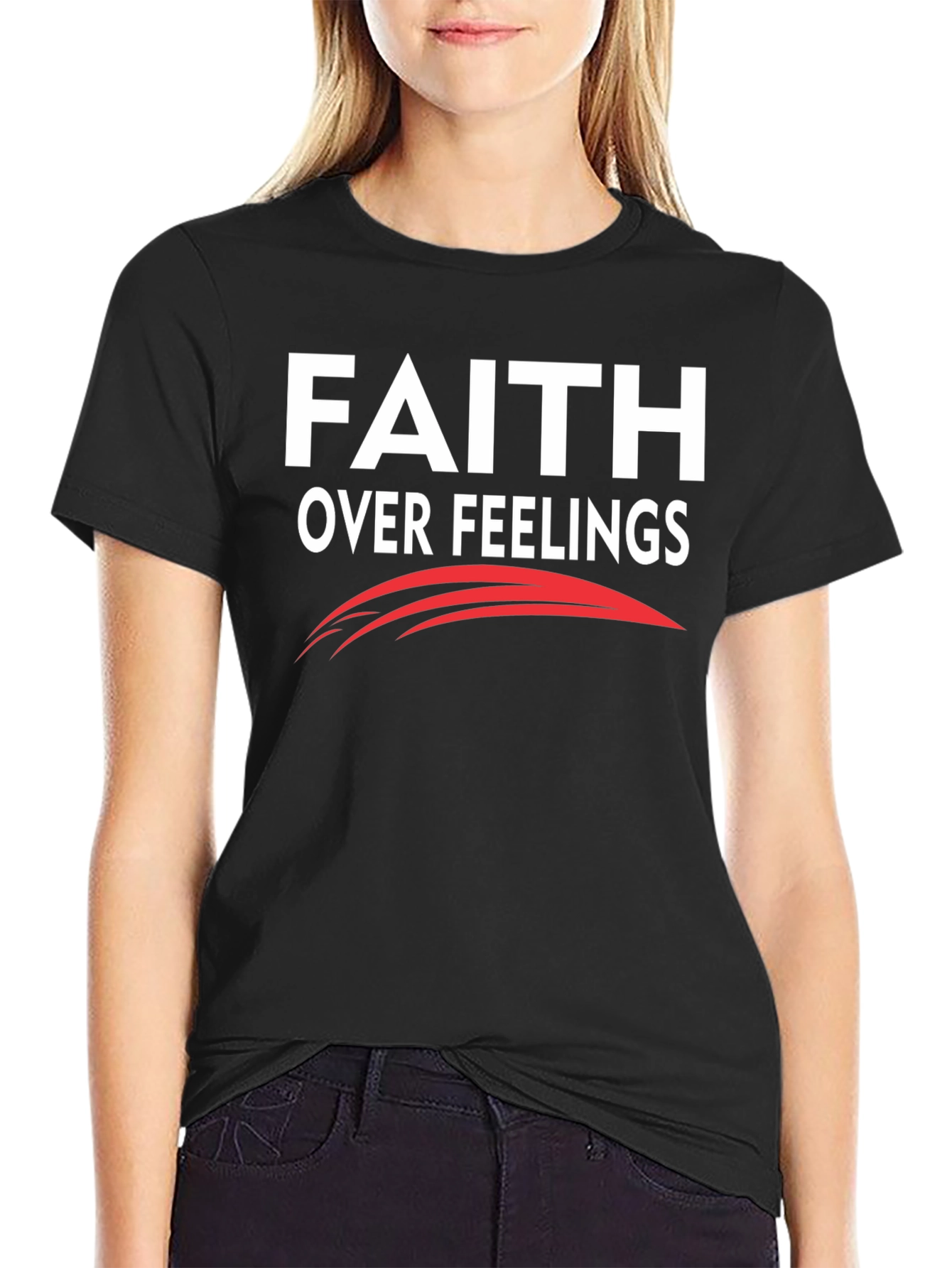 Faith Over Feelings Graphic T-Shirt