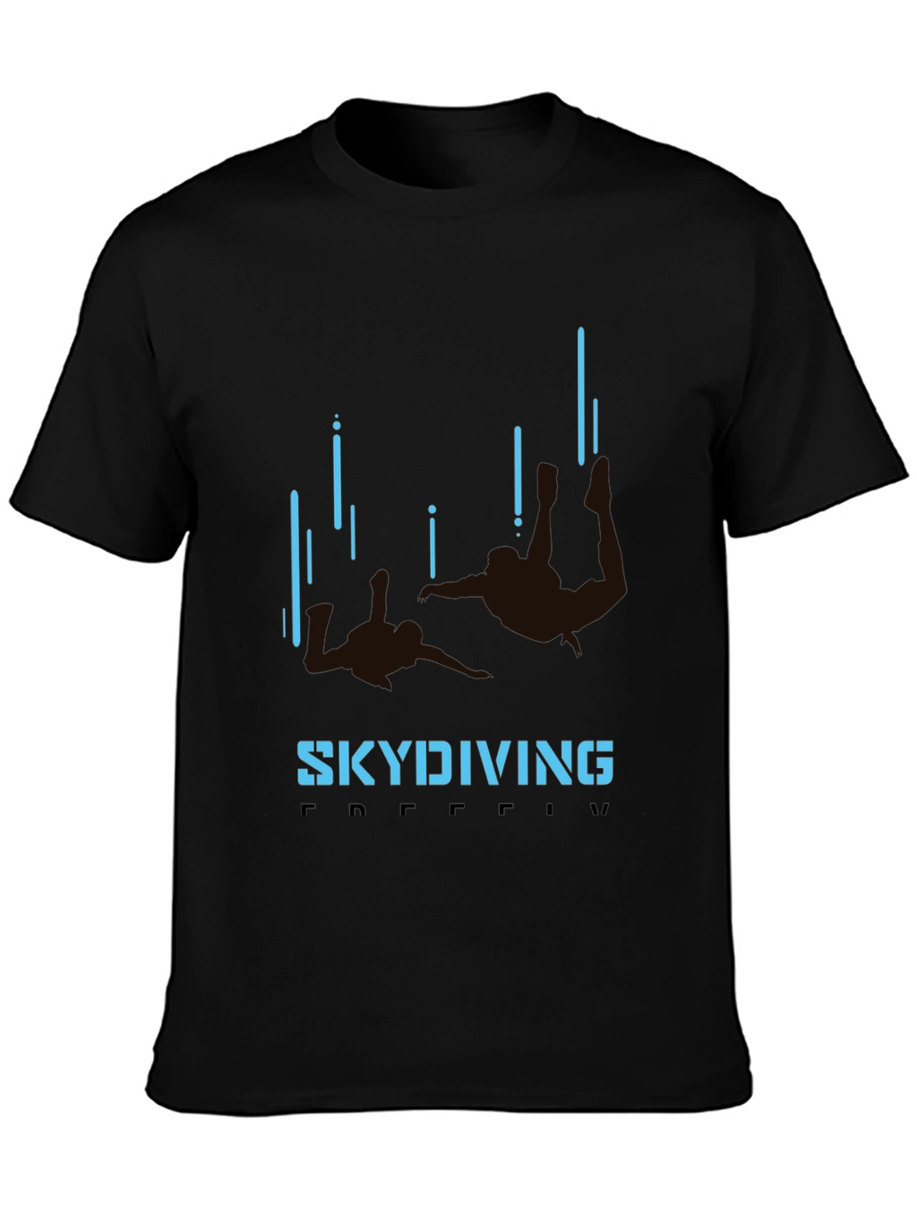 Skydiving Freefall Graphic Tee