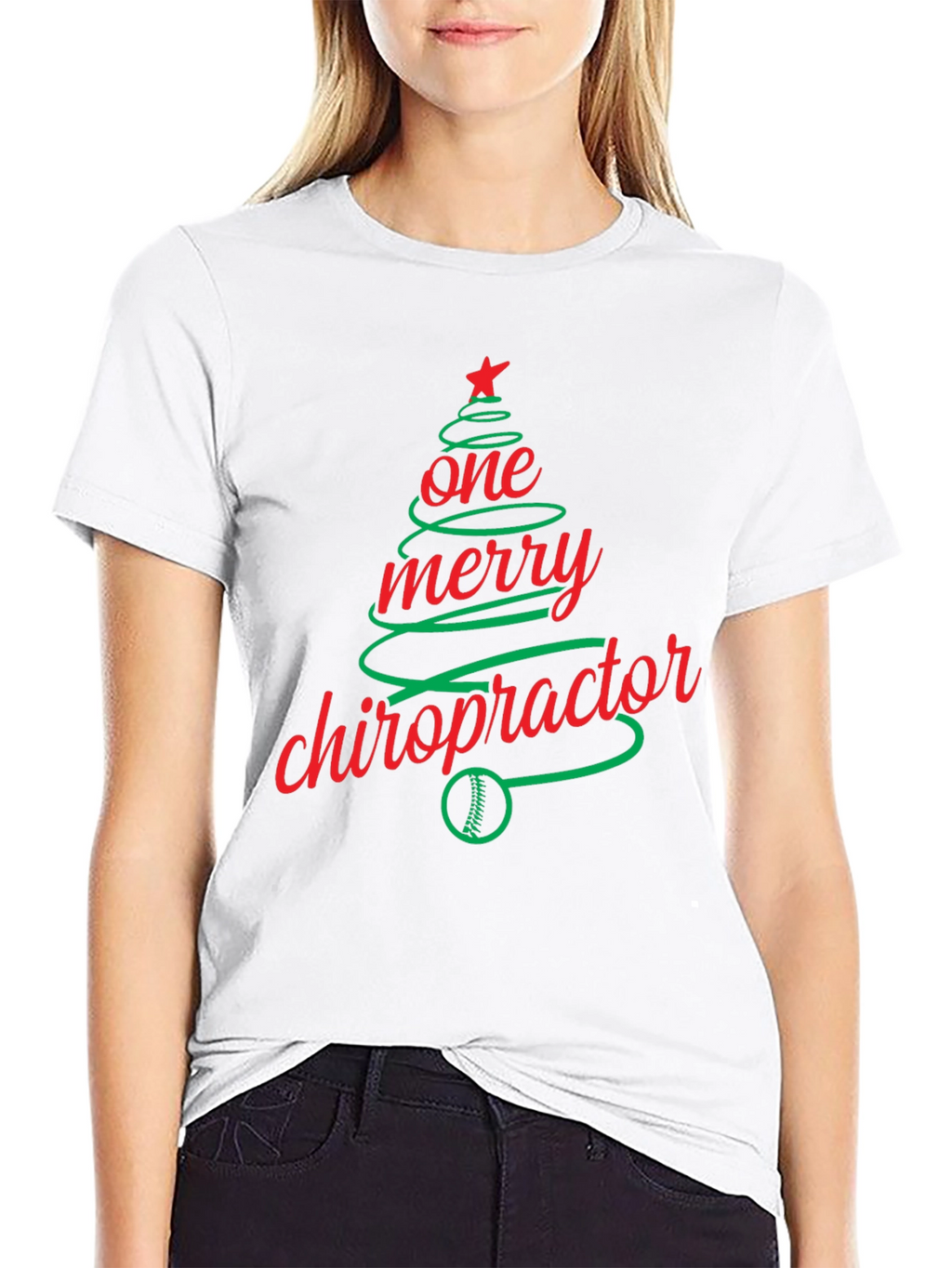 Merry Chiropractor Christmas T-Shirt