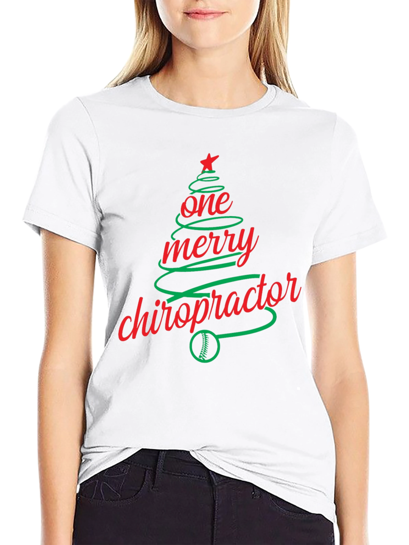 Merry Chiropractor Christmas T-Shirt