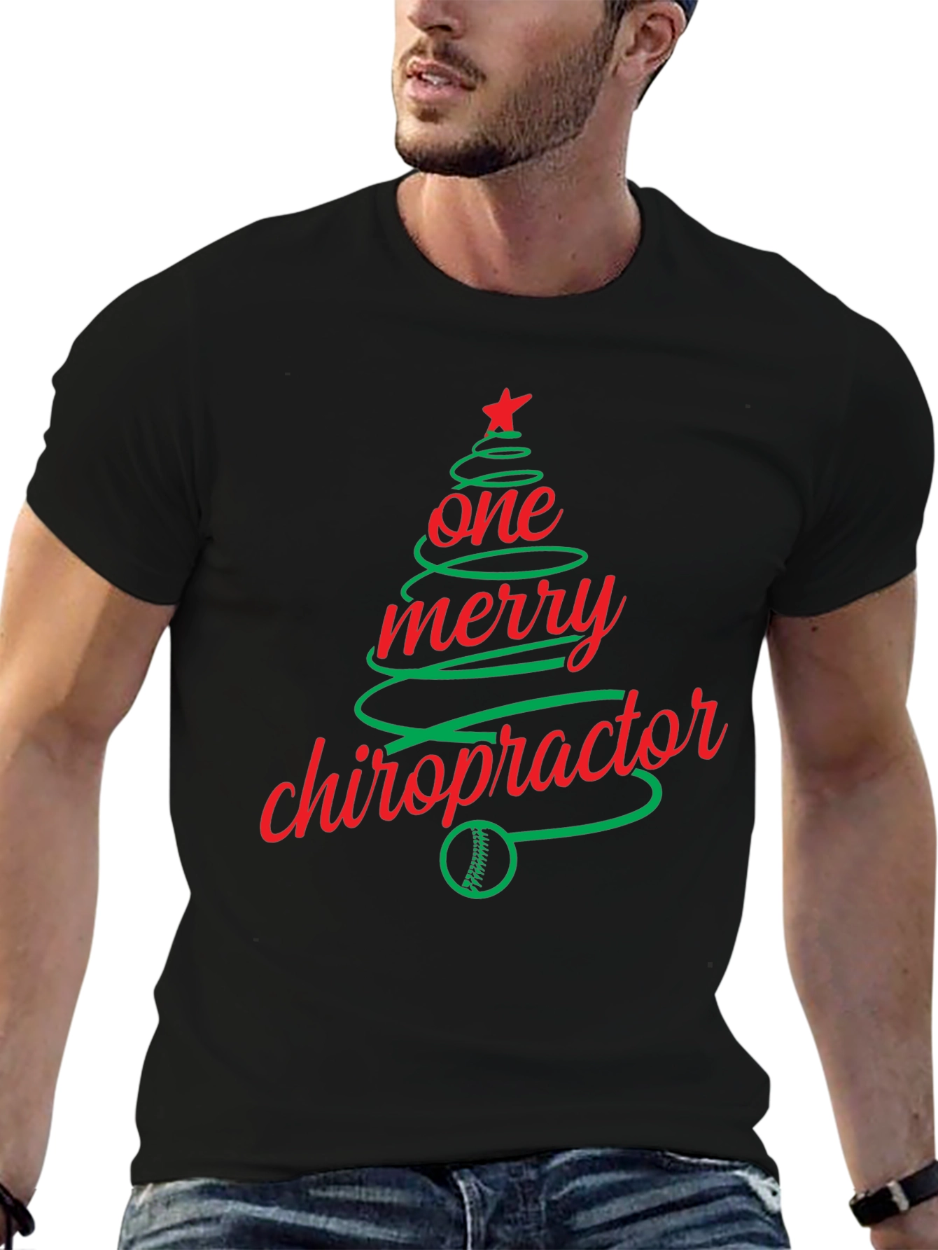 Merry Chiropractor Christmas T-Shirt