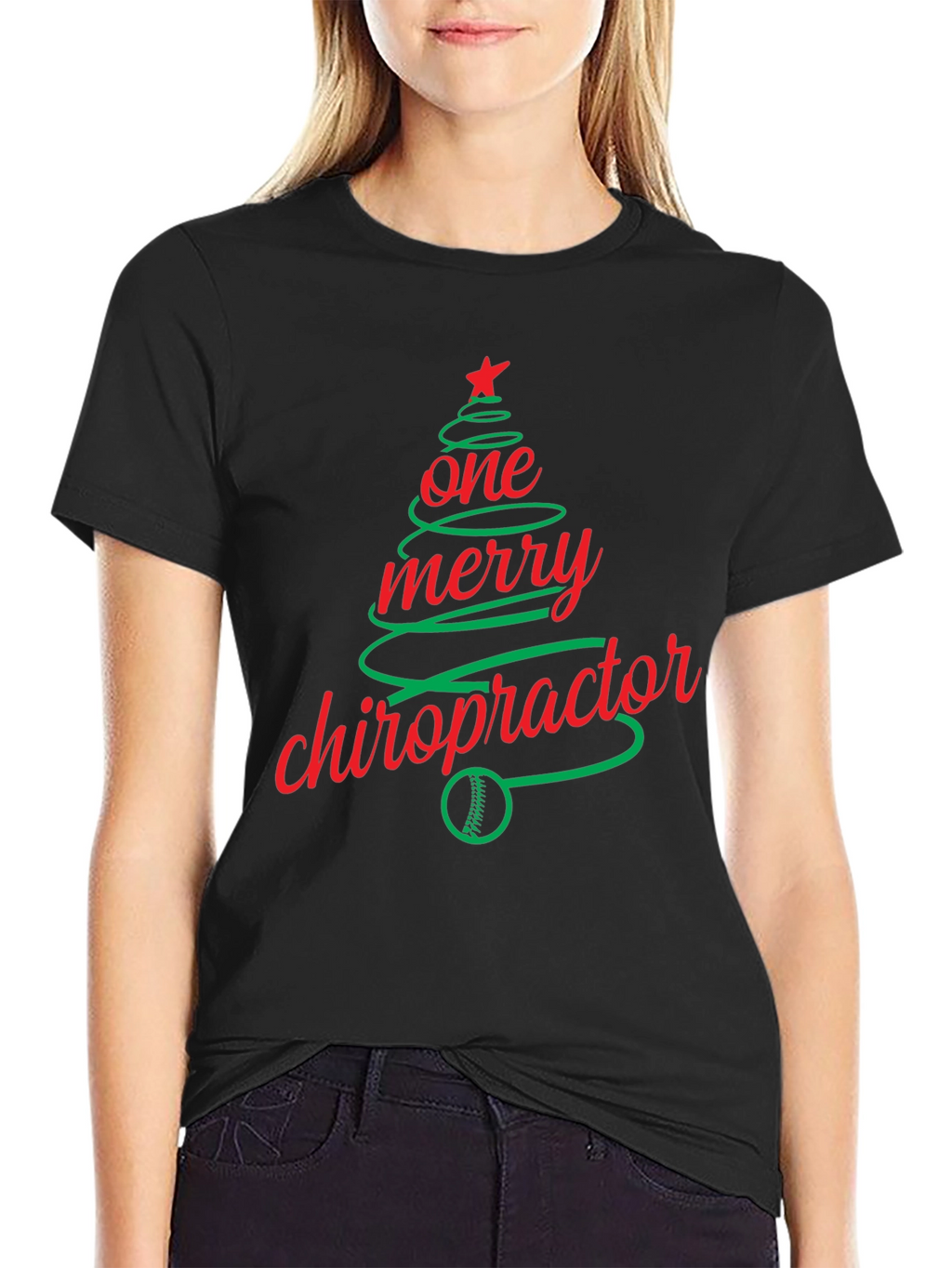 Merry Chiropractor Christmas T-Shirt