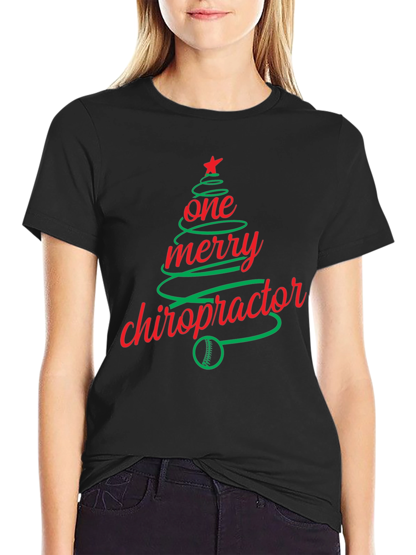 Merry Chiropractor Christmas T-Shirt