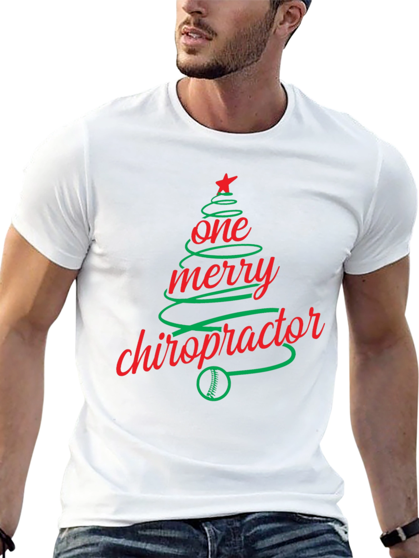 Merry Chiropractor Christmas T-Shirt
